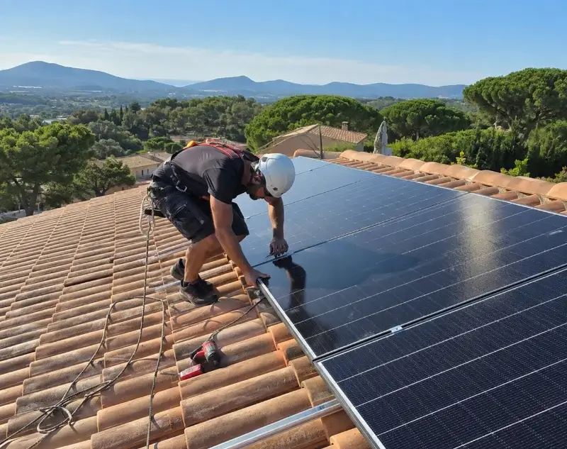 Installateur panneaux solaires La Gouesnière — pose photovoltaïque sur toiture